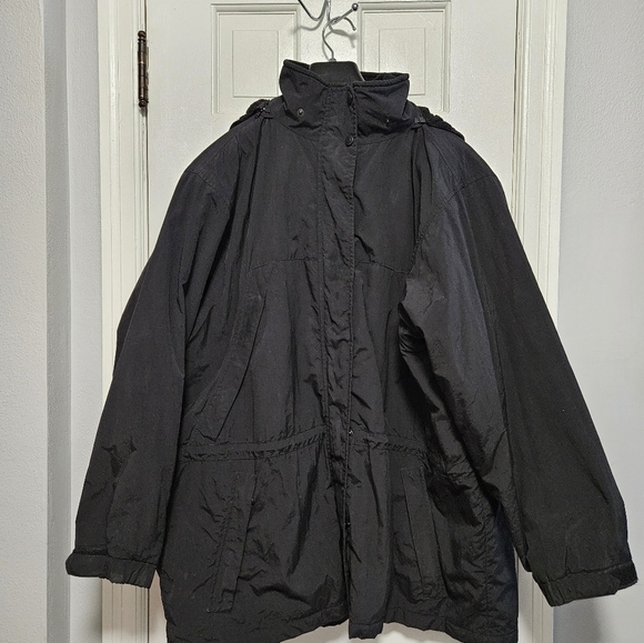 Eddie Bauer Jackets & Blazers - 3/$25 Eddie Bauer XXL Black Winter Coat, Polartec